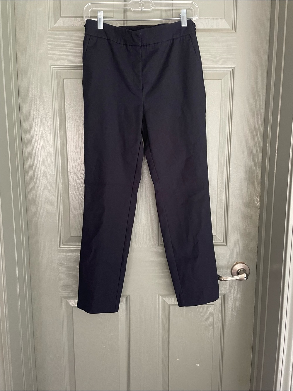 Zara Straight Leg Pants Slacks Trousers in Black